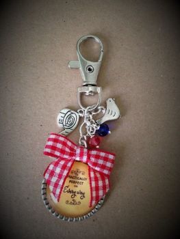 Mary Poppins Practically Perfect Keyring / Keychain / Bagcharm