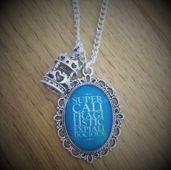 Mary Poppins Quotation Necklace
