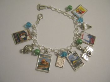 Personalied Travel Bracelet  in silver