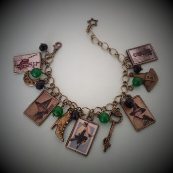 Vintage Witch Charm Bracelet