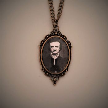 HALLOWEEN !!!   Edgar Allan Poe Necklace