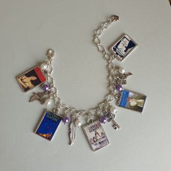 PERSONALISED Literary Charm Bracelet - Choose Your Books