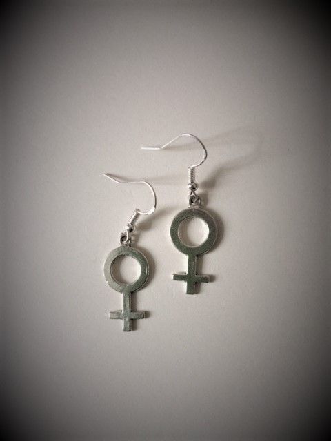 Venus Sign Feminist Earrings