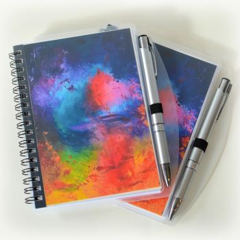 Paradise Notebook and Silver Pen