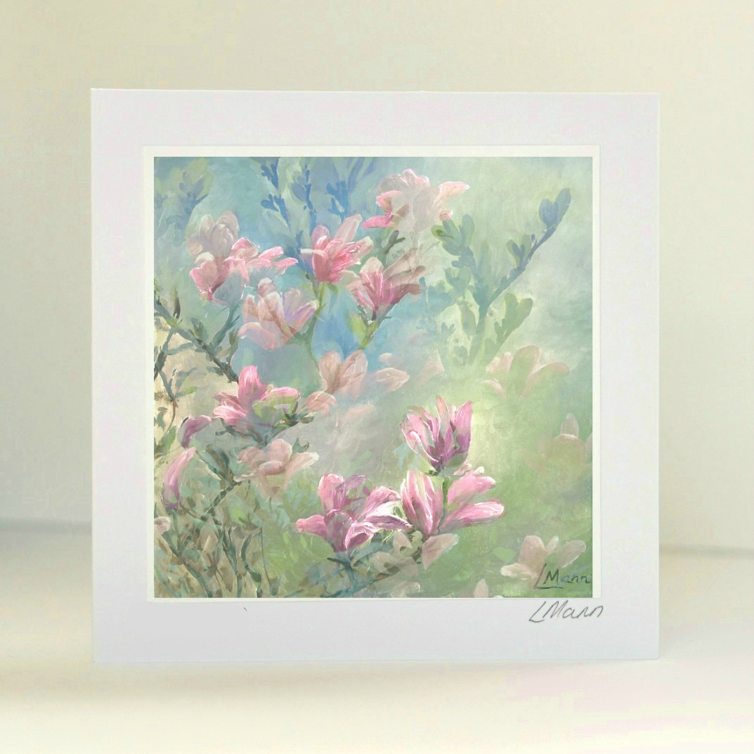 Magnolias Greetings Card