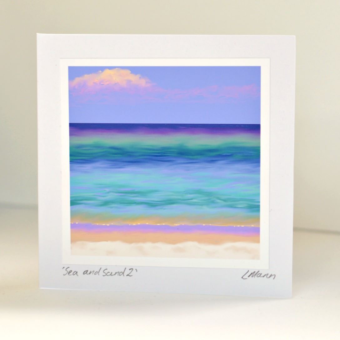 Sea and Sand 2 Greetings Card
