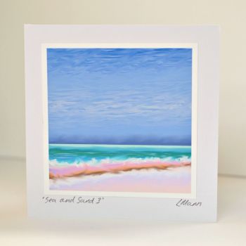 Sea and Sand 3 Greetings Card