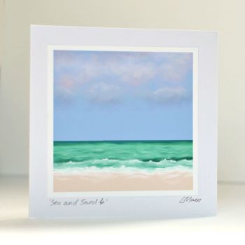 Sea and Sand 4 Greetings Card