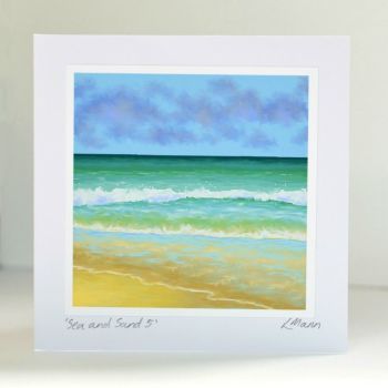 Sea and Sand 5 Greetings Card