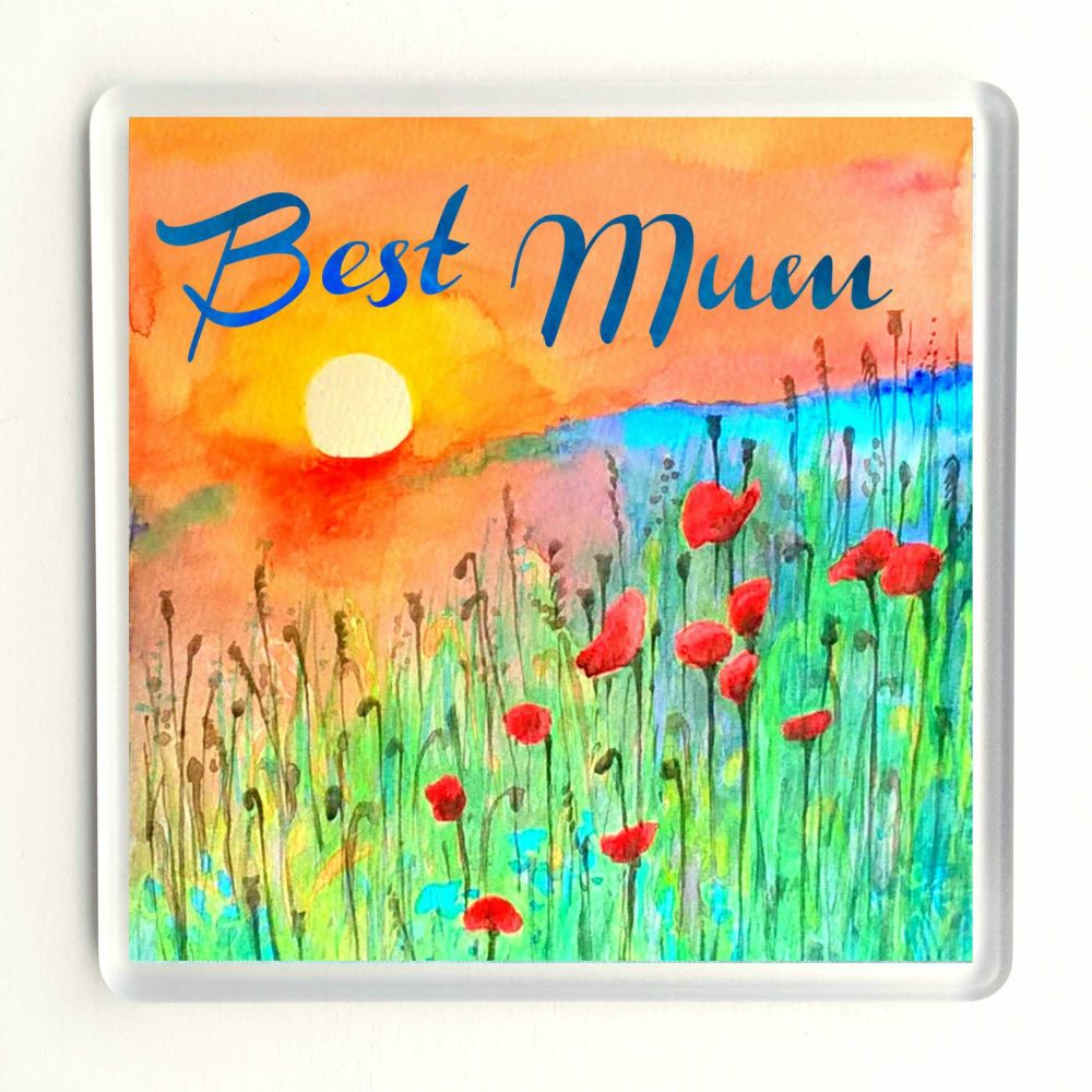 Best Mum - Sunrise Coaster