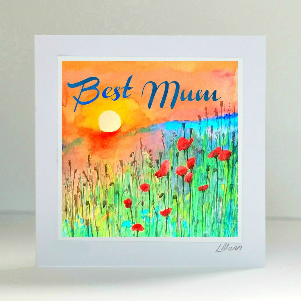 Best Mum - Sunrise Card