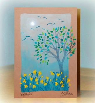 Hand Painted Card to Order
