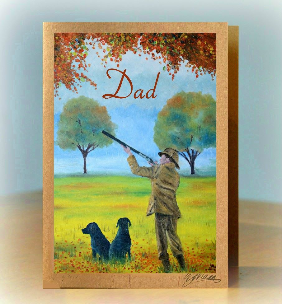 Personalised Autumn Shoot Card