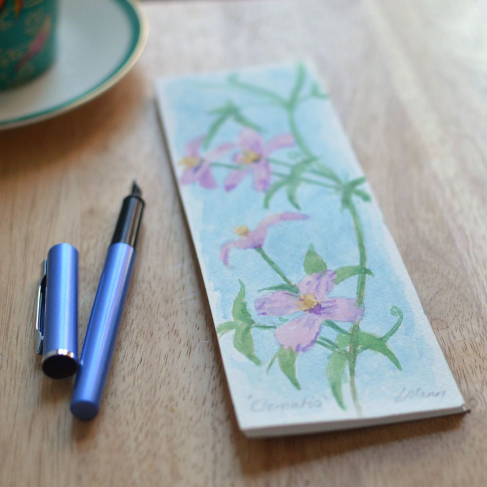 Hand Painted Shopping List Notebook
