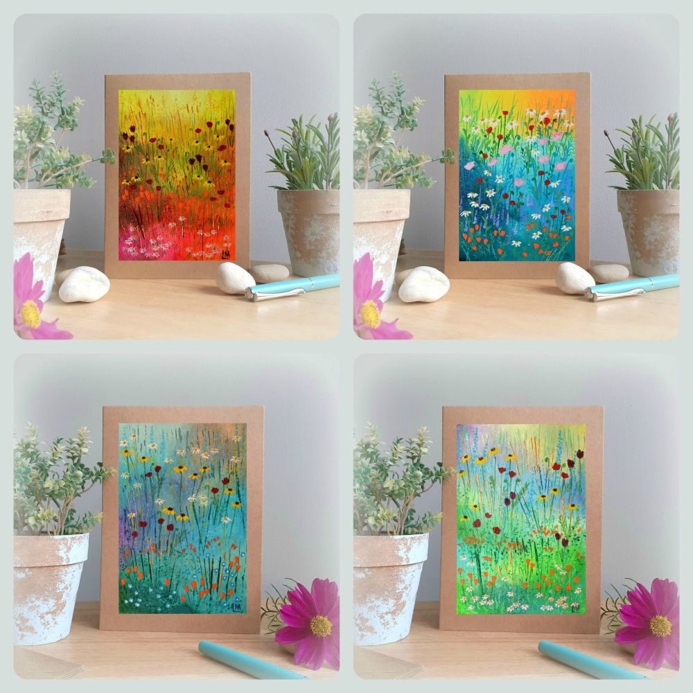 Special Offer - Four Meadow Cards for £8 with free UK postage