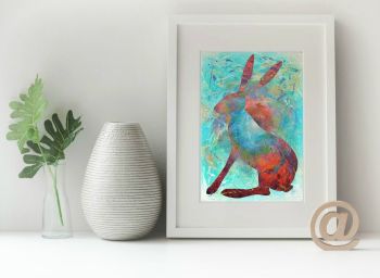 Glorious Hare Print