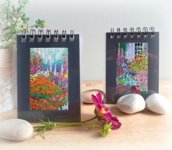Two Mini Notebooks - Cottage Gardens