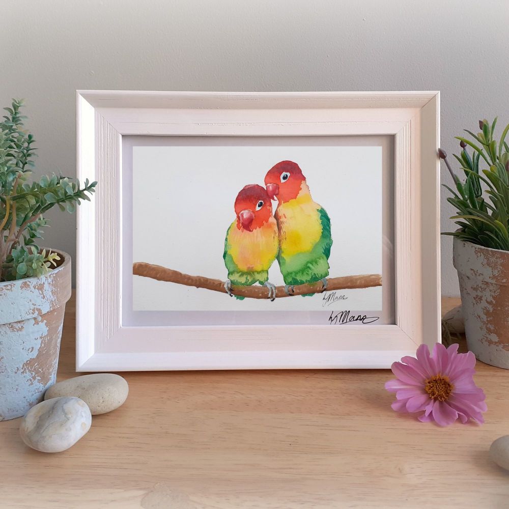 Love Birds Framed Gift Print