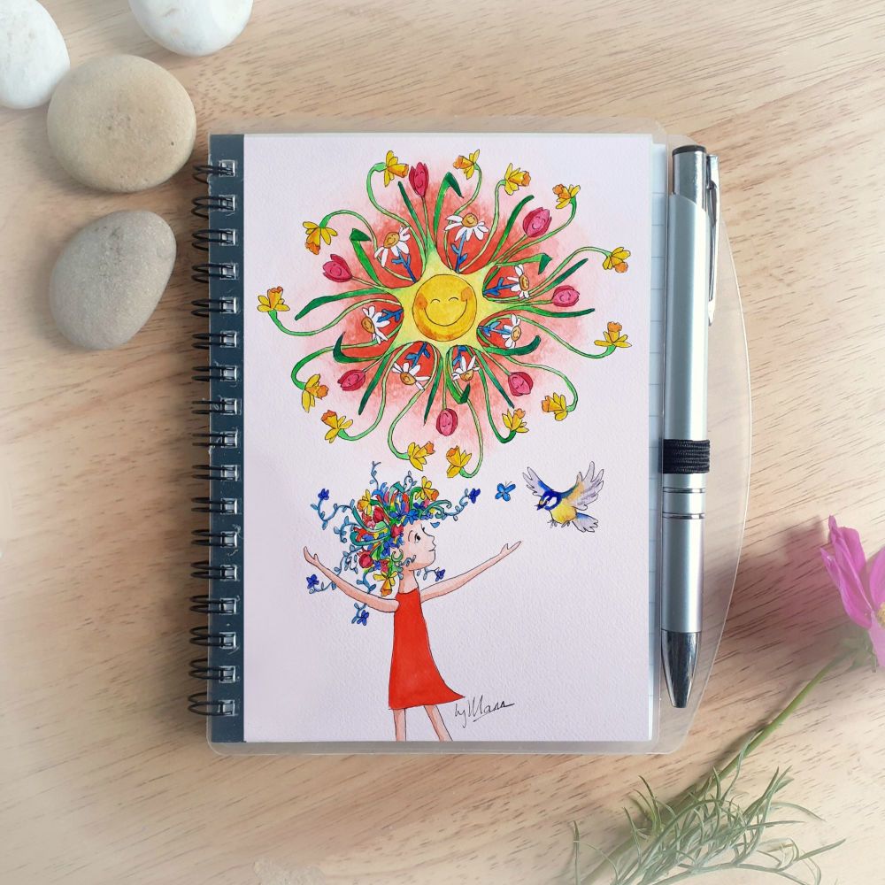Hello Sunshine Notebook and Silver Pen