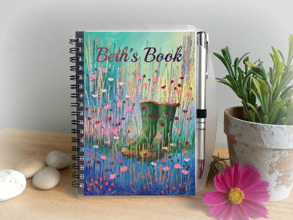 Wellies Notebook and silver Pen
