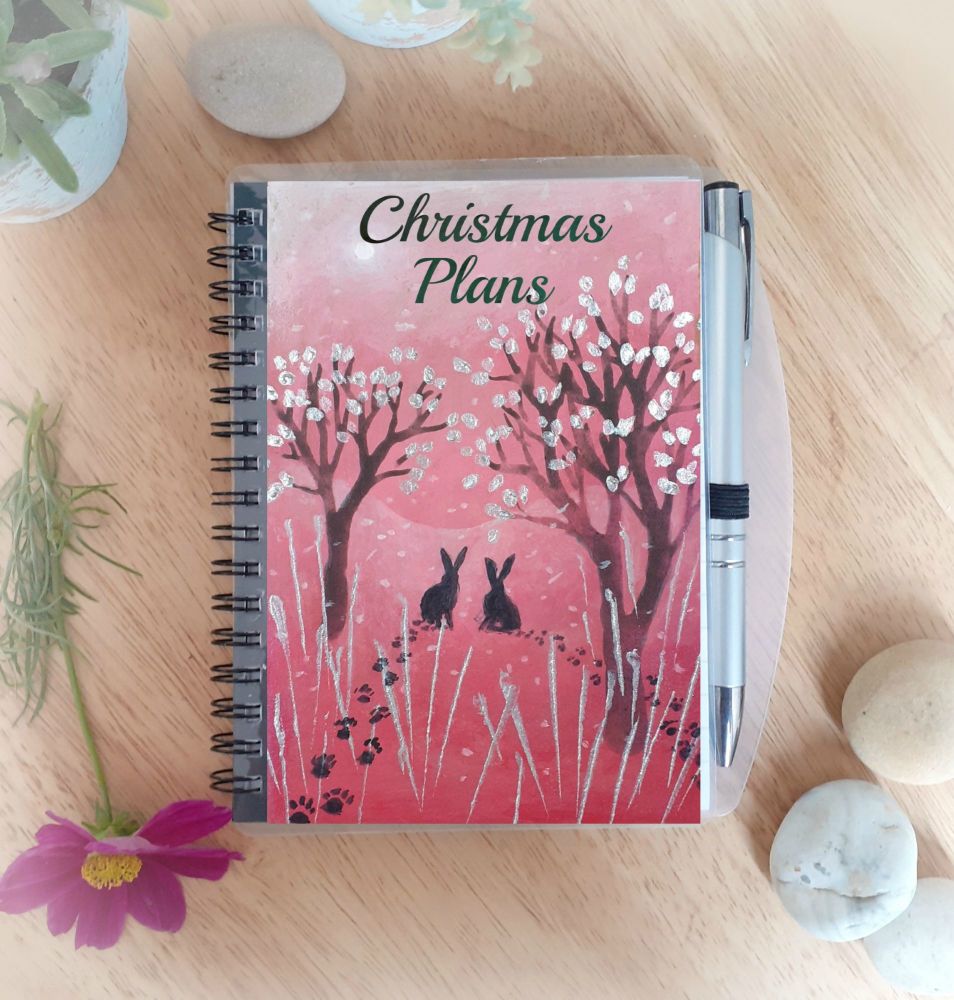 Rabbits in the Snow Notebook