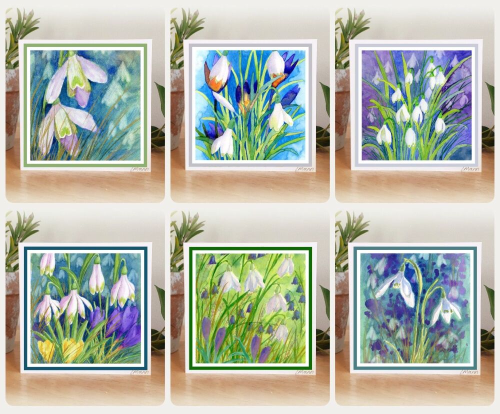 Snowdrops notecards