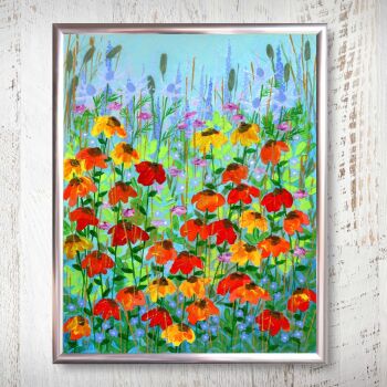 Framed Autumn Blooms