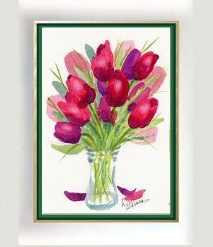 Tulips in a Vase