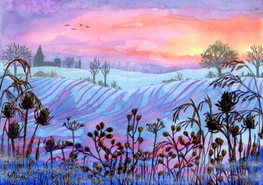 Beautiful Winter Original Watercolour