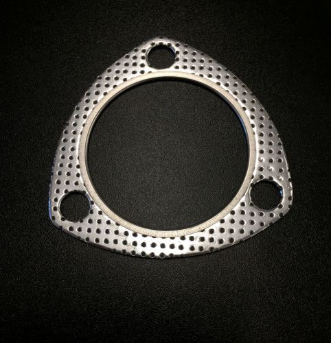 Reinforced 3 Bolt Exhaust Flange Gasket Decat Downpipe Universal 2.25-3.5