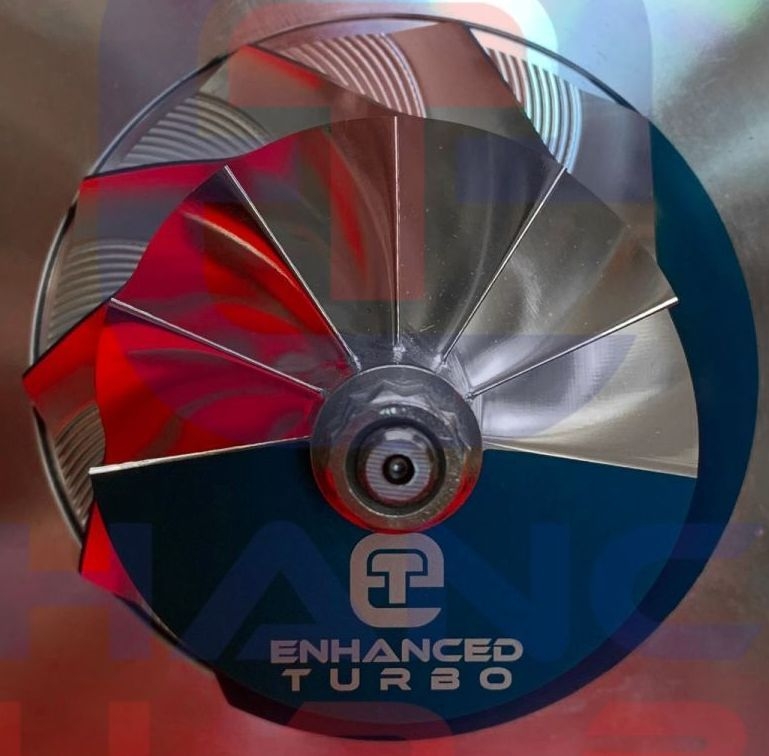 Garrett BILLET Compressor Wheel Turbo Garrett 704237-0001R 28.5/38mm 6+6  MFS KTS 1259 
