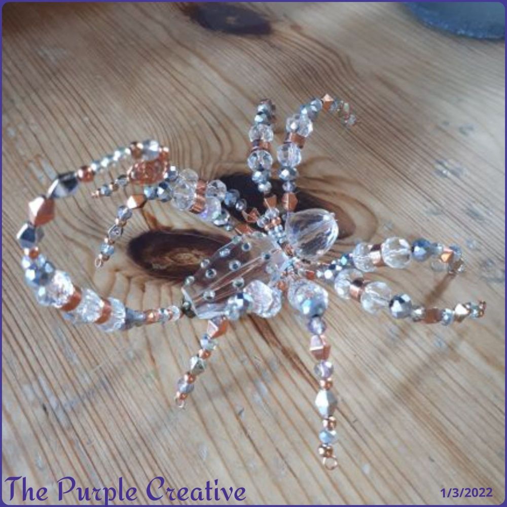 Beaded Scorpion Spider Handmade Alternative Home Decor Piece