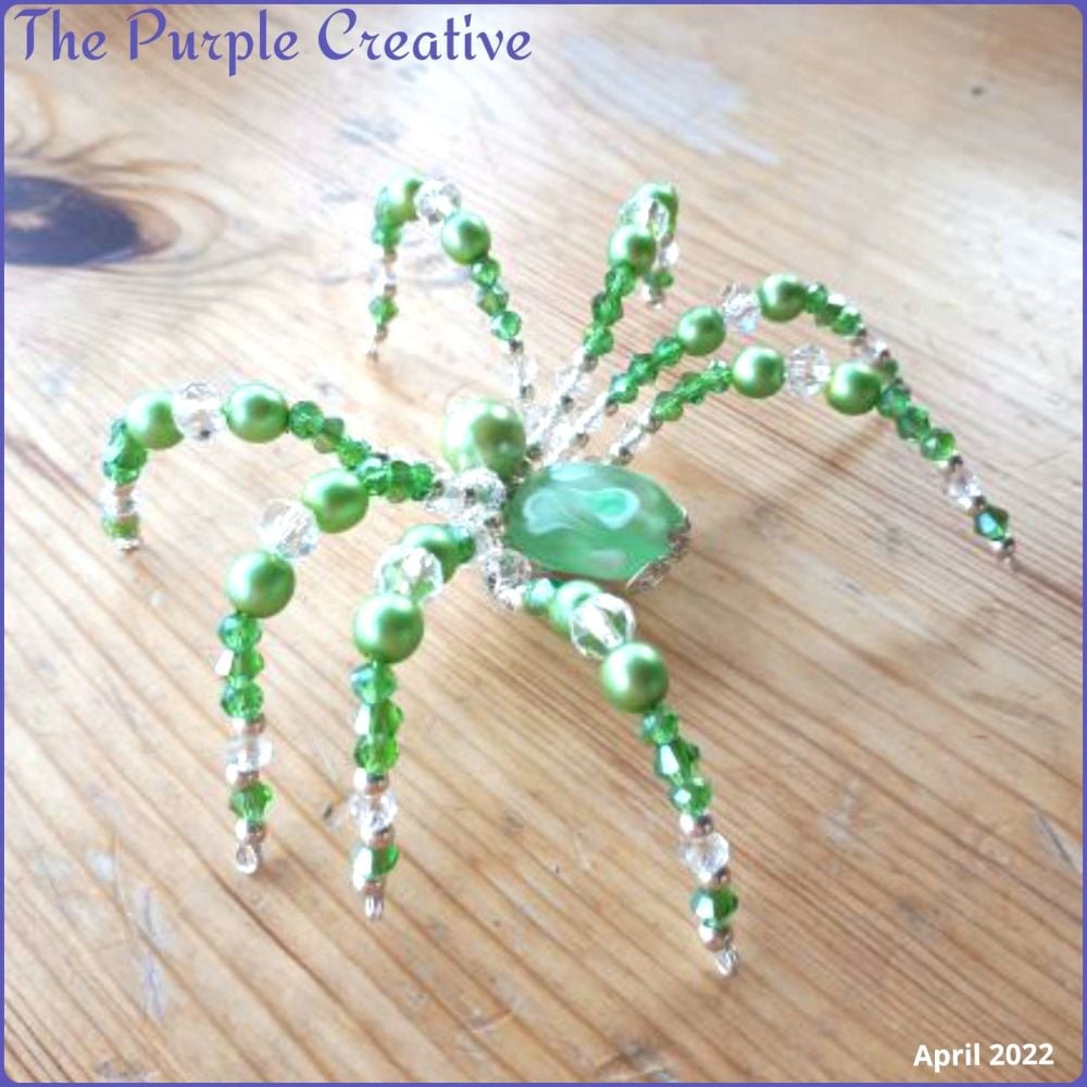 Handmade Beaded Spider Arachnid Home Decor Accessories