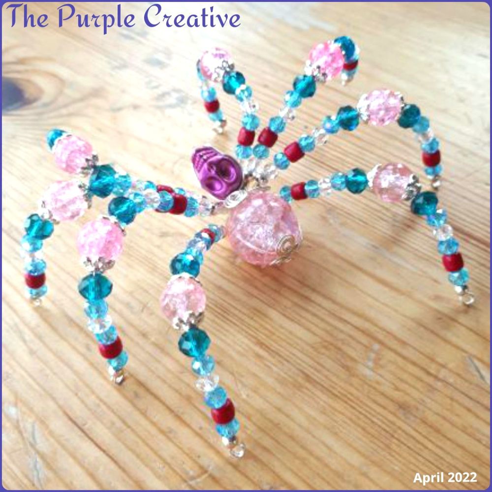 Handmade Beaded Spider Arachnid Home Decor Accessories