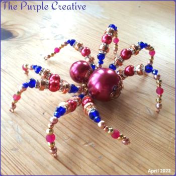 Handmade Chunky Beaded Spider Ornamental Home Decor Arachnid