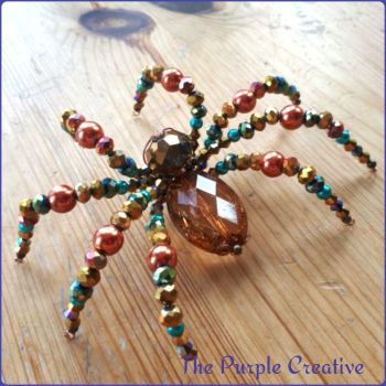 Handmade Beaded Spiders Arachnid Home Decor Accessories
