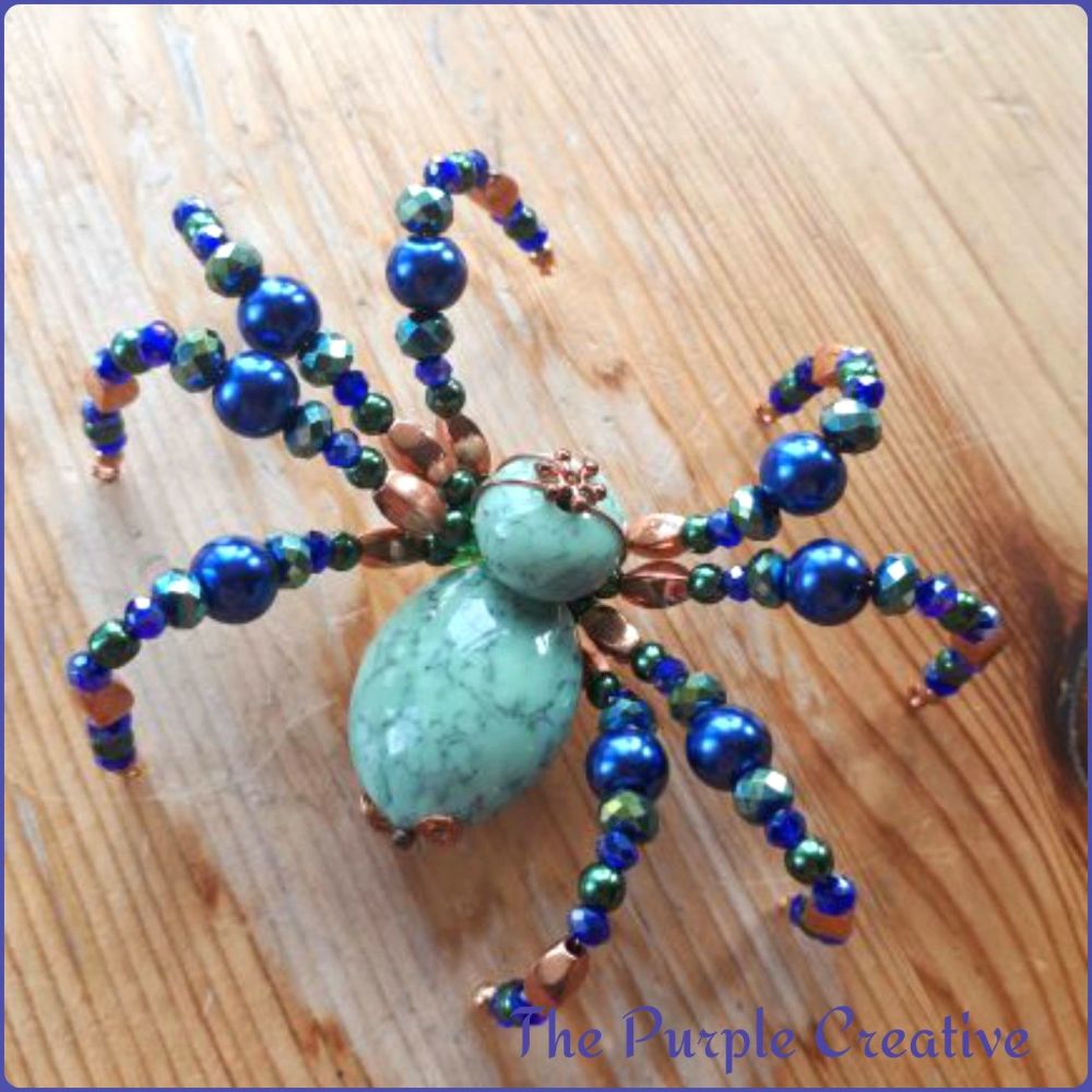 Handmade Beaded Spider Arachnid Home Decor Accessories