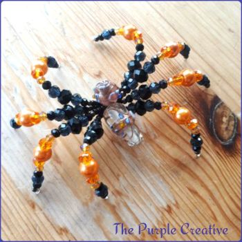 Handmade Beaded Spiders Home Decor Accessories Arachnids