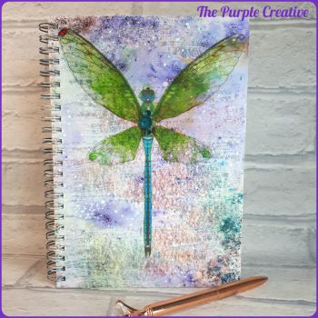 Dragonfly Notebook Lined Pages