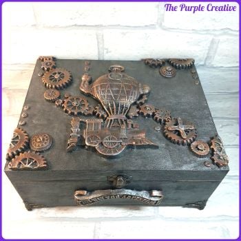 Steampunk Storage Trinket Jewellery Box Handmade Home Decor