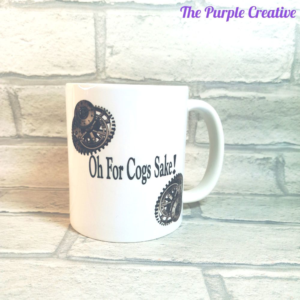 Coffee Tea Mug Cup Steampunk Cogs & Gears Homeware Gift