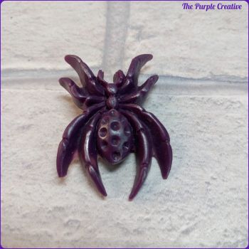 Resin Spider Arachnid Brooch Jewellery Gift Handmade