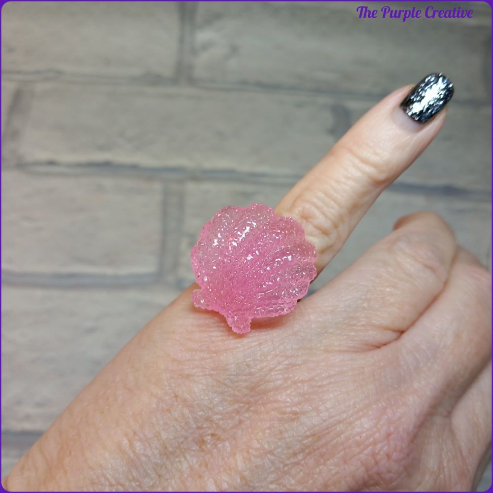 Resin Seashell Adjustable Ring Jewellery Gift