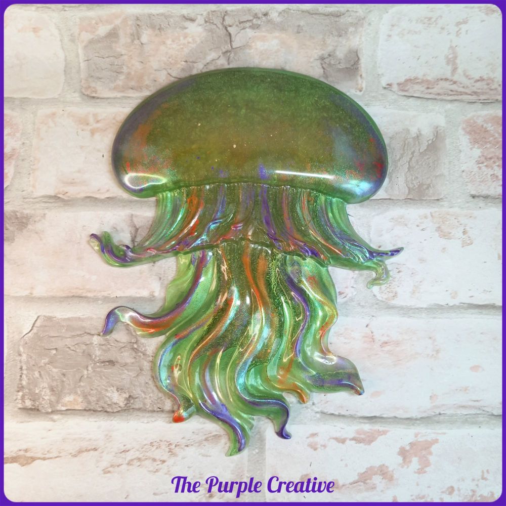 Resin Art Jellyfish Wall Art Home Decor