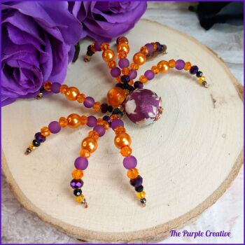 Beaded Spider Arachnid Alternative Gift Halloween Handmade