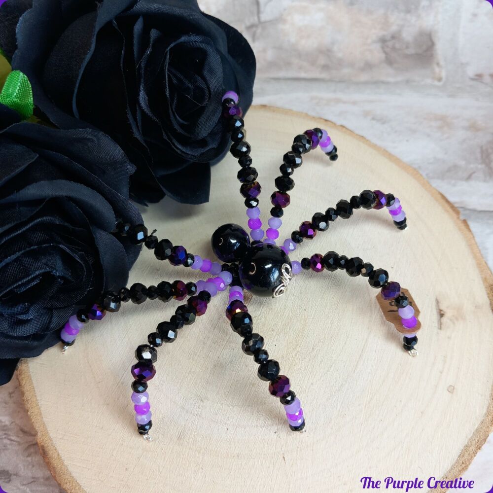 Beaded Spider Halloween Gift Arachnid Handmade
