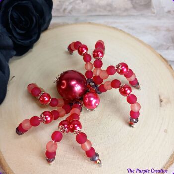Beaded Spider Arachnid Handmade Halloween Gift