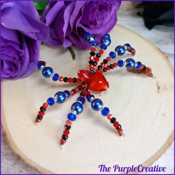 Beaded Spider Arachnid Halloween Gift Handmade