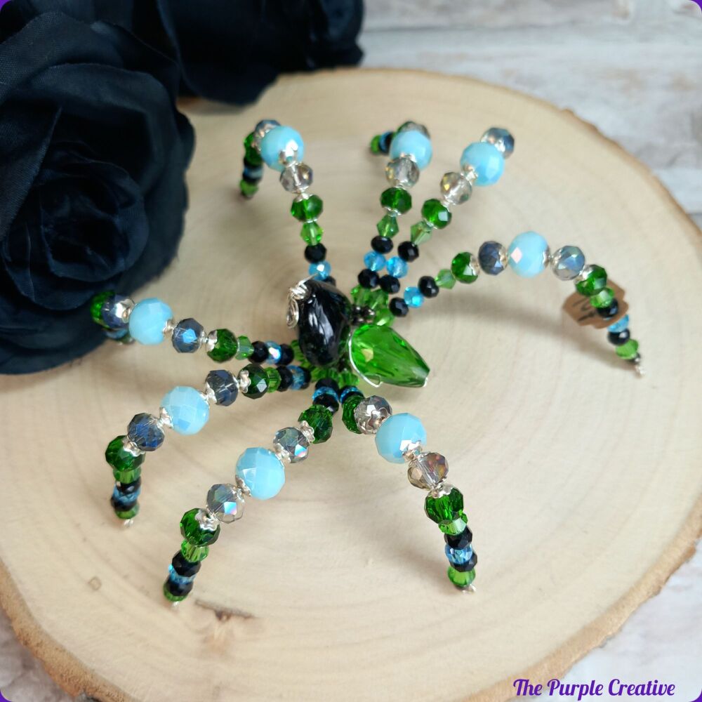 Beaded Spider Arachnid Handmade Halloweem Gift