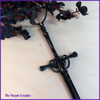 Sword Excalibur Necklace Pendant Goth Costume Jewellery Gift